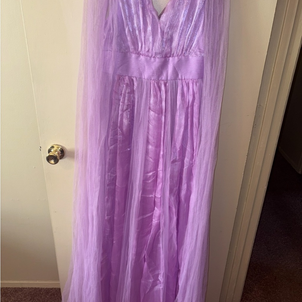Elegant Lavender Gown